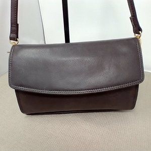 ILI ORGANIZER BAG IN BROWN LEATHER